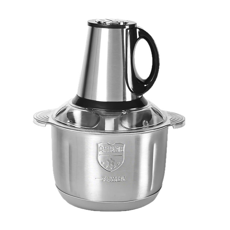 Cross-border meat grinder home commercial electric small stainless steel shredded onion, ginger and garlic grinder small mincer - 6