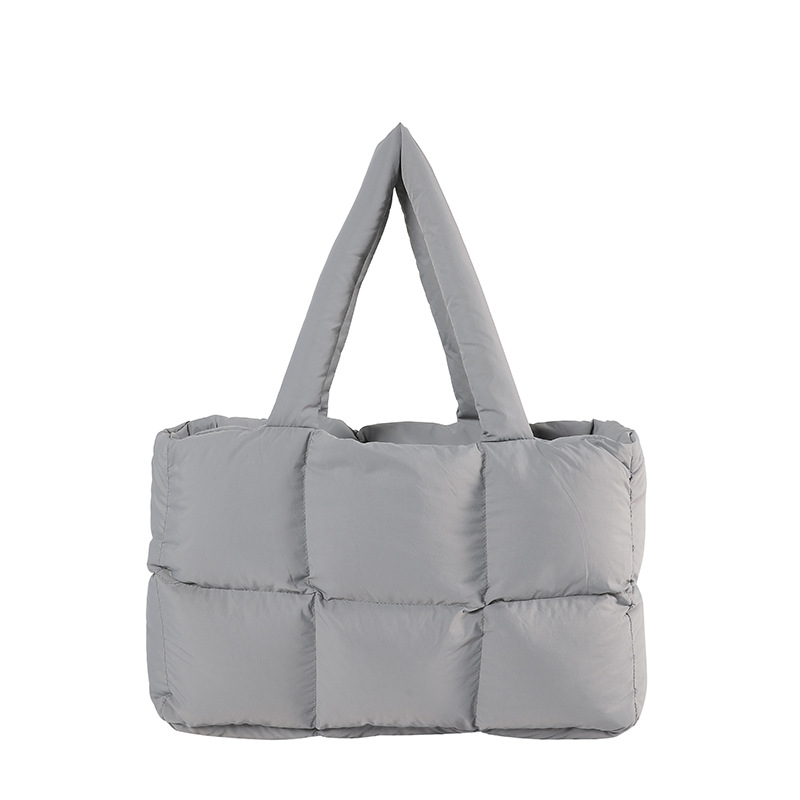Cross-border wholesale bags, large capacity soft puffed bags, shoulder strap puffed jacket bags, cloud pattern crossbody bags. - 9