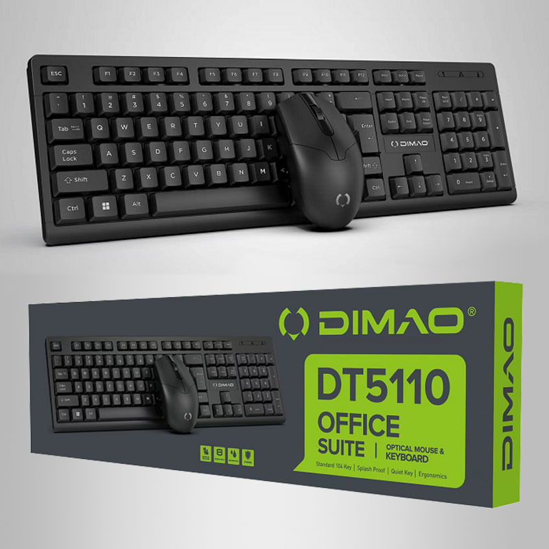 DT5110 kabelgebundenes USB-Tastatur-Maus-Set