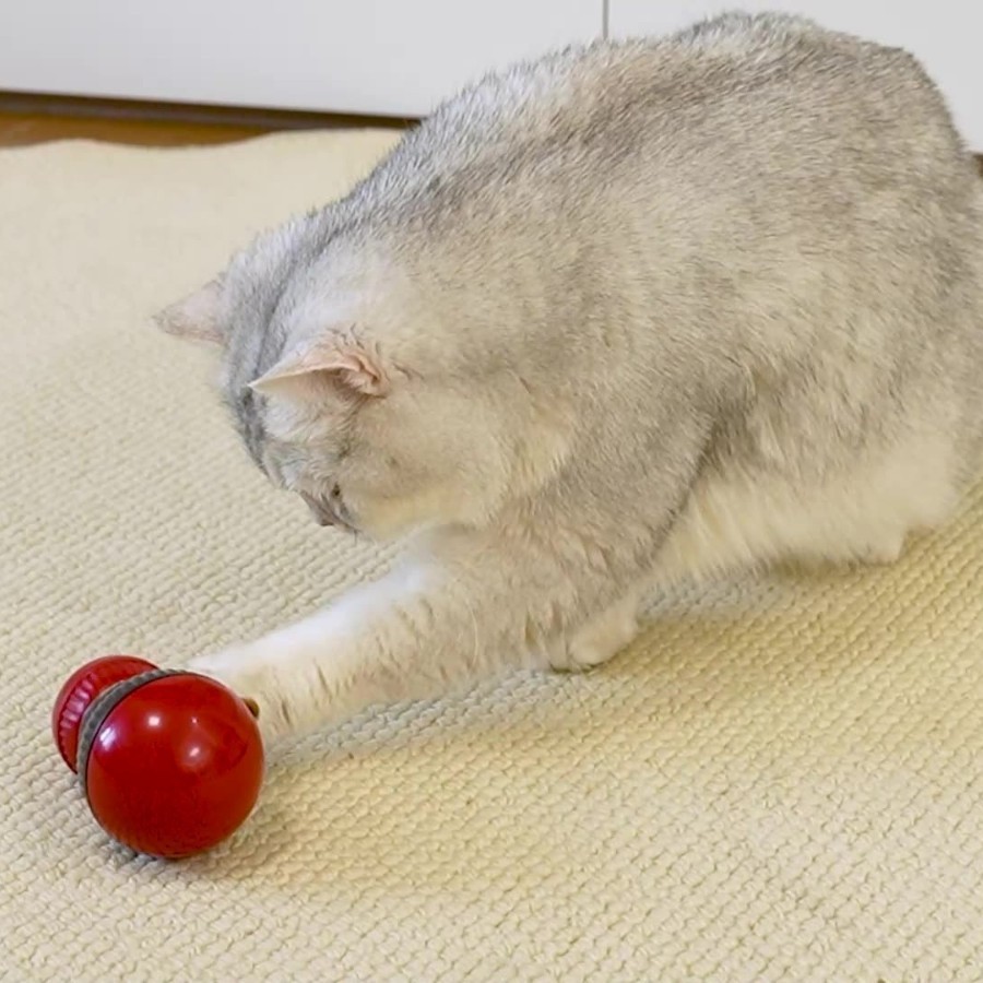 Cat Toy Rotating Sound Ball with Slow Feeder - 5