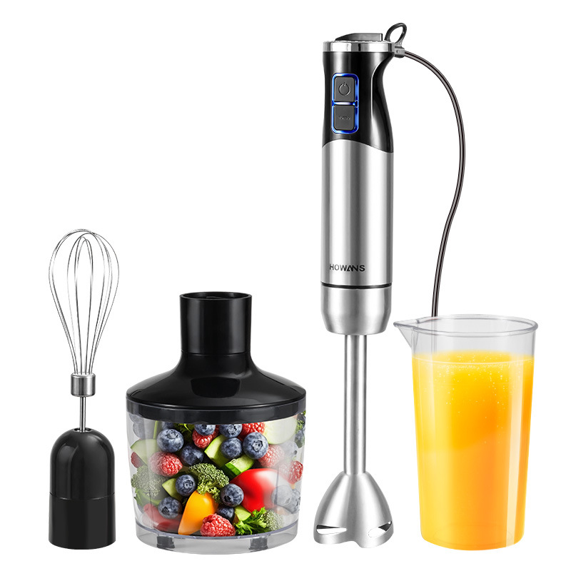 Ev Kullanımı Paslanmaz Çelik Bıçaklı Elektrikli Çok Fonksiyonlu Blender Meyve Suyu Sıkacağı Bebek Maması Hazırlama Cihazı Çok Amaçlı El Tipi Mutfak Robotu