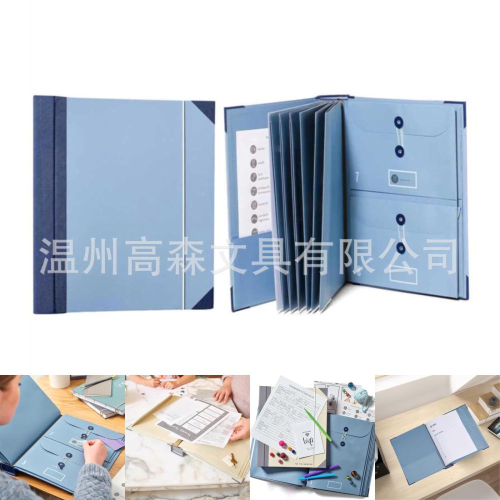 Best-Selling In Case I Go Missing Binder Manila Pocket File Folder Accordion File Bag