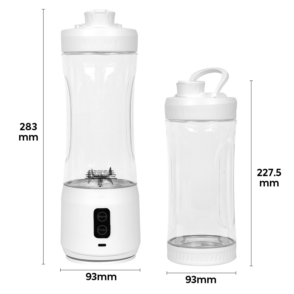 Portable blender, USB charging, cordless juicer cup