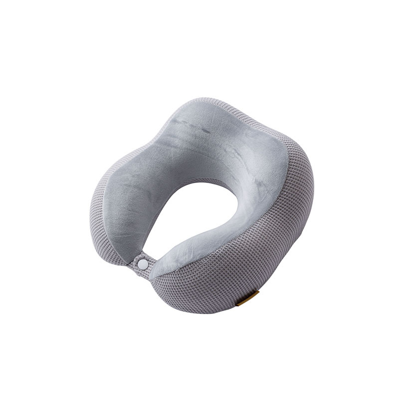 U şeklinde yastık hafızalı köpük kambur yavaş ribaund öğle yemeği molası boyun yastığı seyahat U şeklinde boyun yastığı logo örgü kumaş U şeklinde yastık