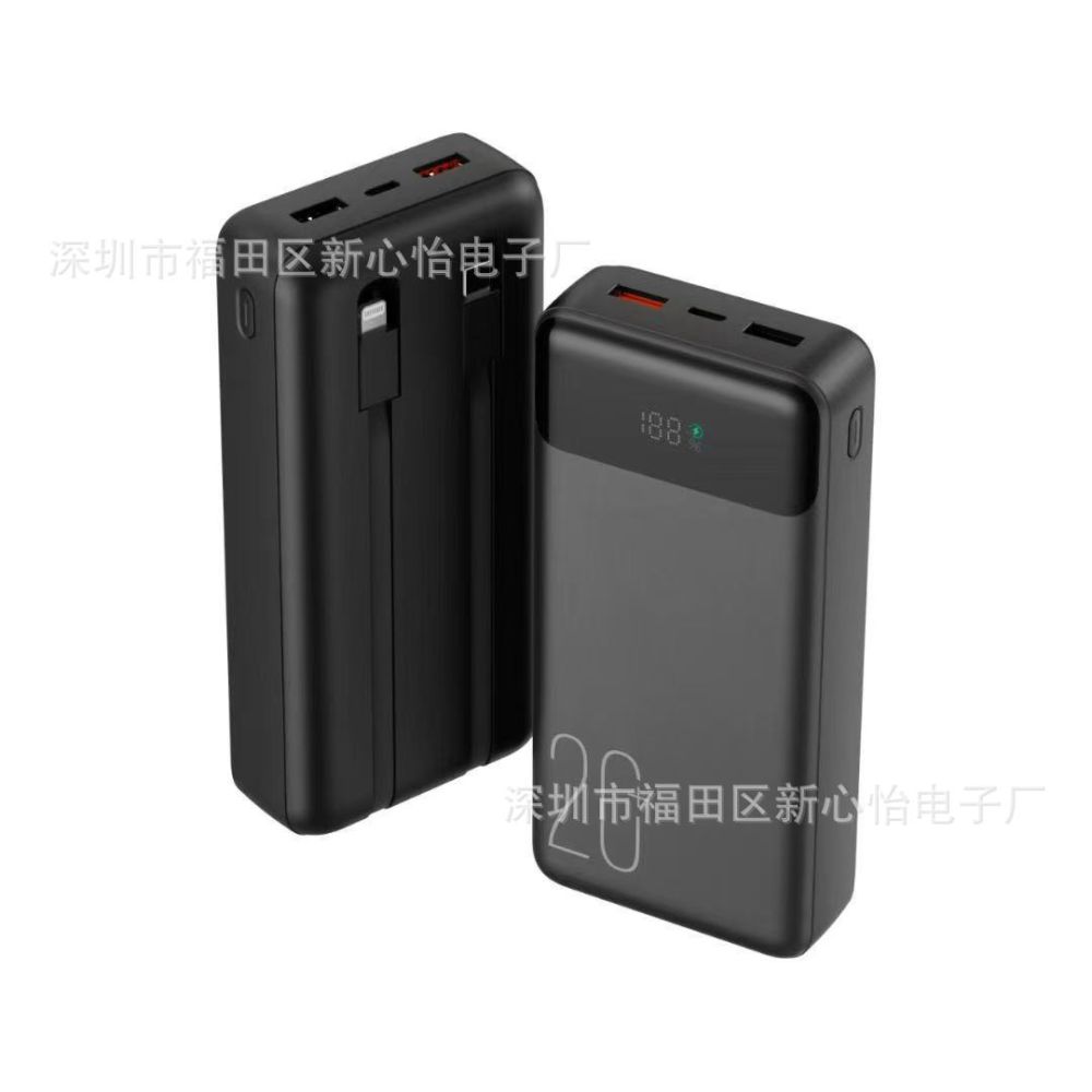 2025 New Polymer Lithium-Ion Cell Power Bank PD30 Fast Charging Protocol 22.5W Wireless Charging