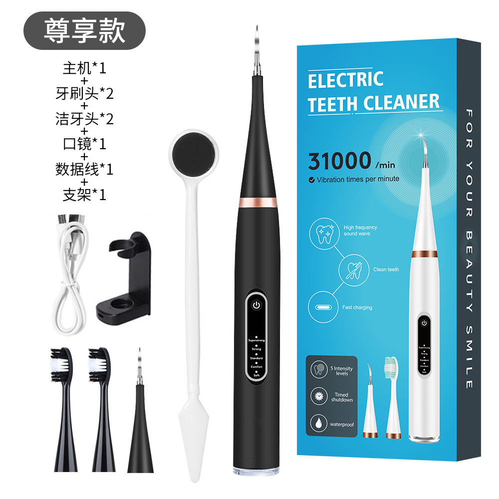 Electric teeth cleaner with sonic technology tartar remover - 1