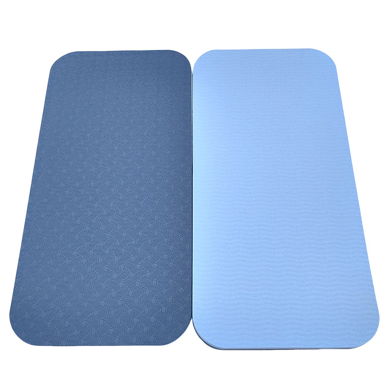 TPE-Yogamatte für Damen, verdickt und verbreitert mit Kniematte, flache Anfänger-Kniematte, Heim-Herren-Fitness-Bodenmatte, Großhandel - 11
