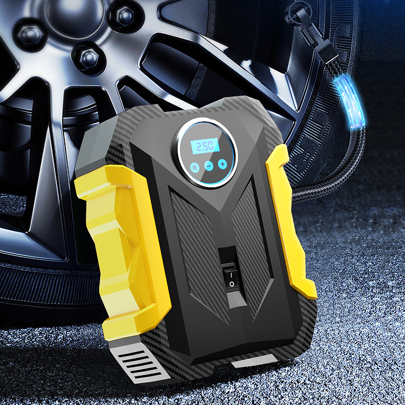 Auto Luftpumpe tragbar intelligenter digitaler Bildschirm automatische Luftpumpe Mini LED Reifendruck Reifen Auto Luftpumpe