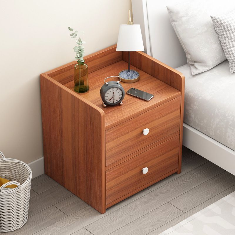 Minimalist Bedside Cabinet with Lock and Mini Drawers