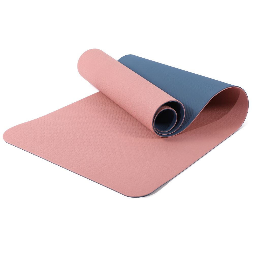 TPE Two-Color Thickened Non-Slip Yoga Mat Extended Fitness Mat Soundproof Jump Rope Floor Mat Home Dance Mat Wholesale - 7