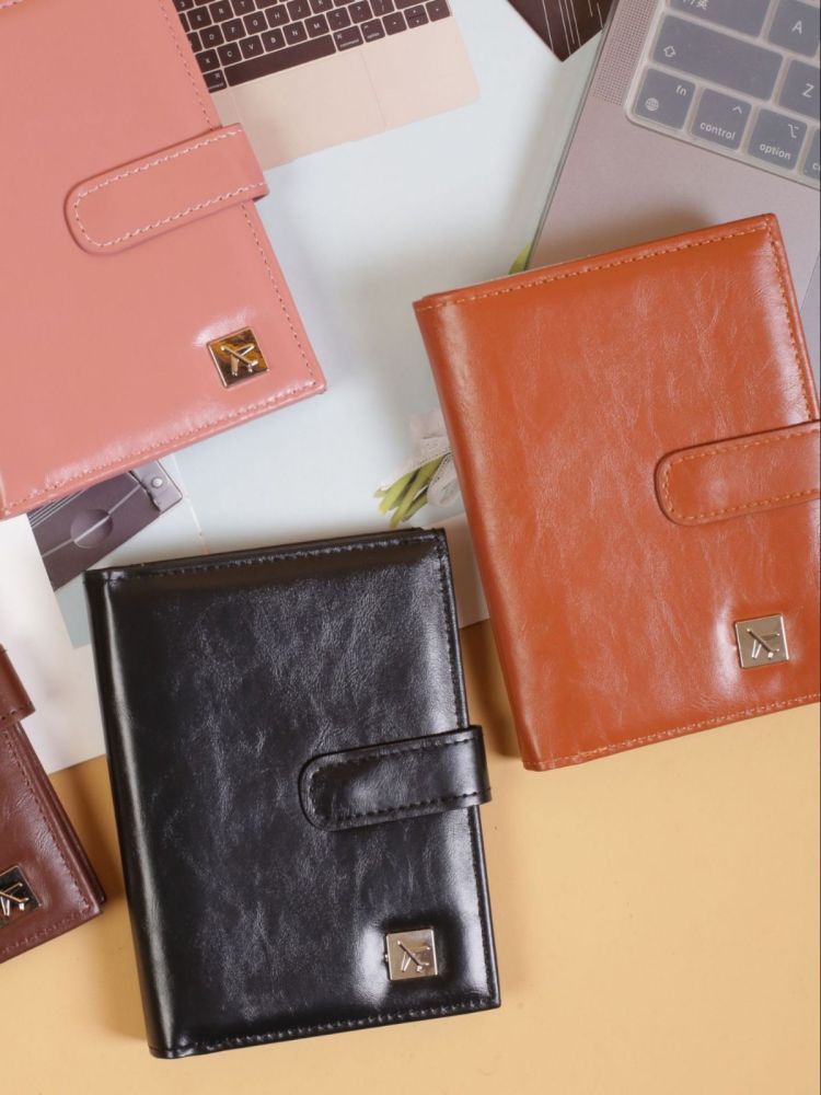 Passport wallet anti-theft portable document organizer