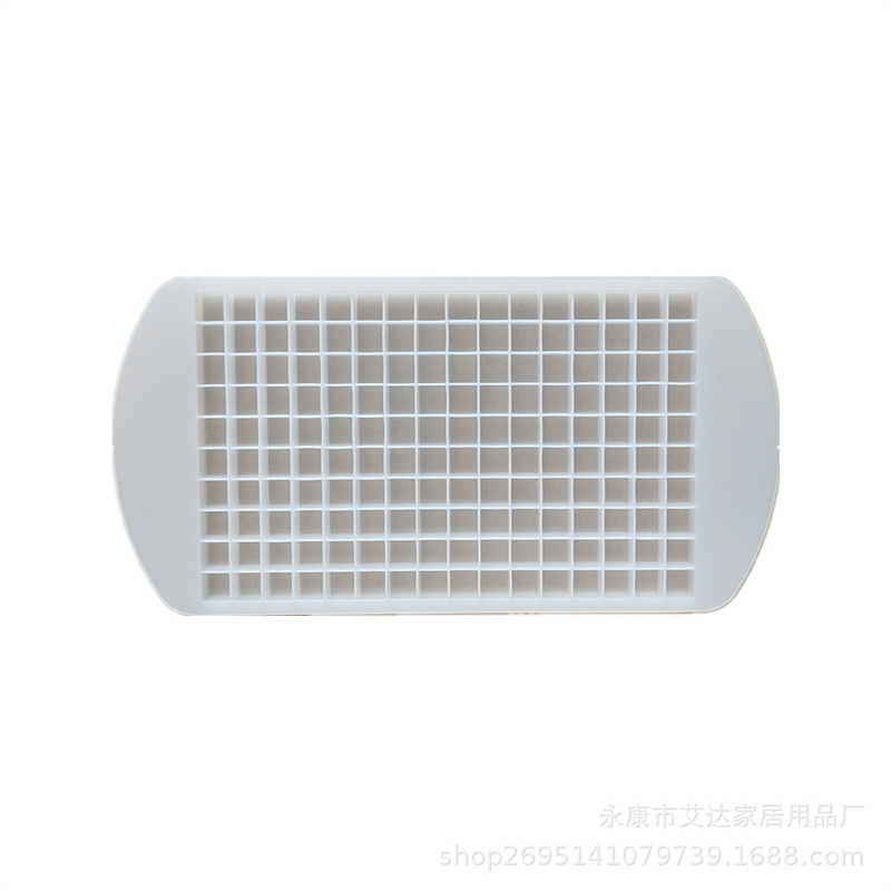 Mini Eiswürfel Eiswürfelform kreative Eisbox zerkleinerte Eiswürfelform 160 Gitter Silikon-Eiswürfelform transparent kleine zerkleinerte Eiswürfel - 9