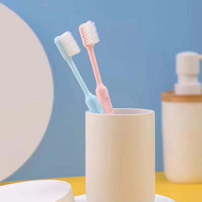 Toothbrush set, soft bristles, family pack