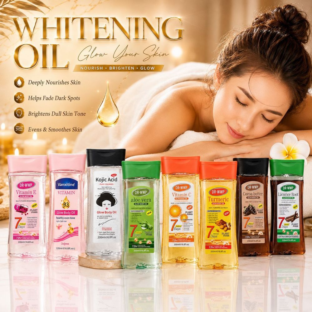 Foreign Trade Cross-Border Turmeric Essential Oil Body Oil, Brightens Skin Tone, Moisturizing and Nourishing, Reduces Dullness, Massage Oil 200ml