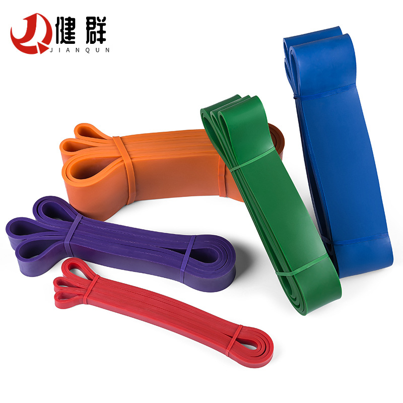 Grenzüberschreitende Latex-TPE-Widerstandsbänder für Bewegung und Fitness, elastische Bänder für Yoga, Klimmzüge und Gesäßheben-Hilfen. - 3