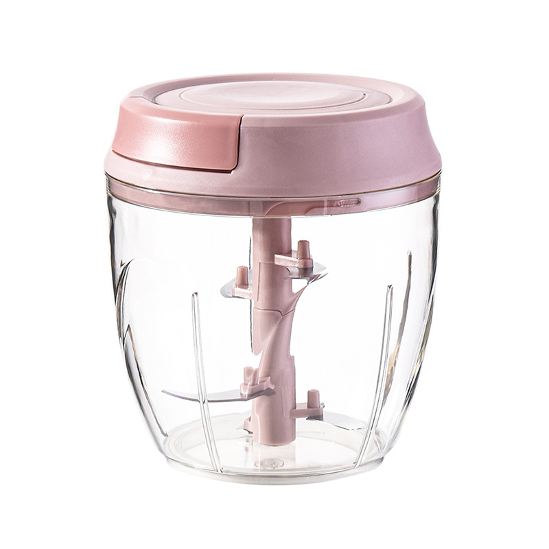Manuelle Knoblauchpresse Knoblauch-Zerkleinerer Küchen-Mini-Knoblauchbrecher Knoblauch-Hackmaschine Knoblauch-Maschine zum Hacken kleine Küchenmaschine - 11