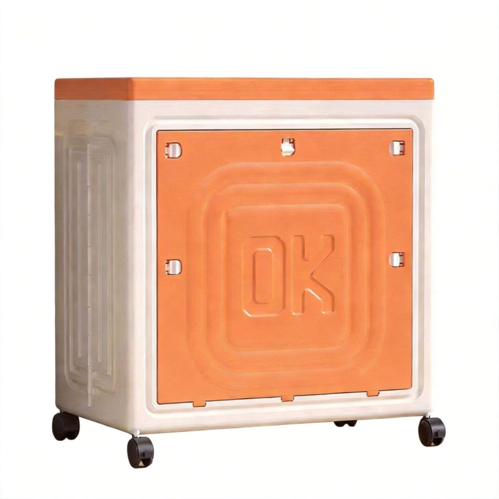 Tool-free Foldable Storage Box, Large Capacity Flip-Top Storage Bin for Living Room, Bedroom, Clothes, Quilts and Toys