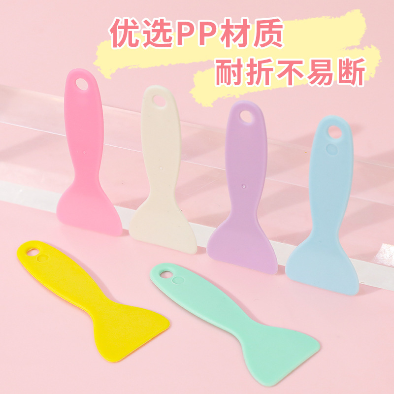 Factory In-Stock Car Window Tint Film Small Squeegee Colored Sticker Journal Small Yellow Scraper Kugga Macaron Plastic Squeegee