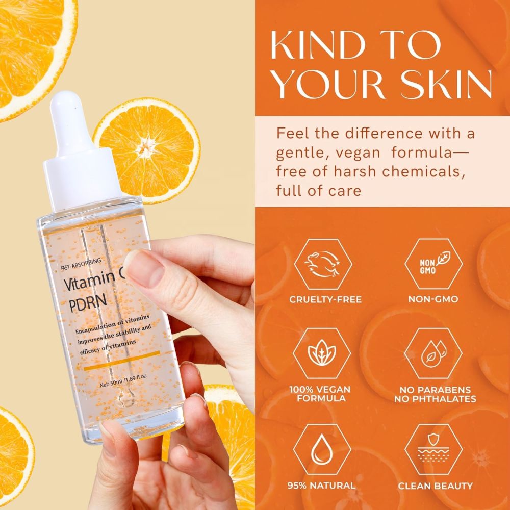 Cross-Border TK Bestand Amz neuer Trend PDRN klärend strahlend Vitamin-C-Serum Vitamin C Serum - 1