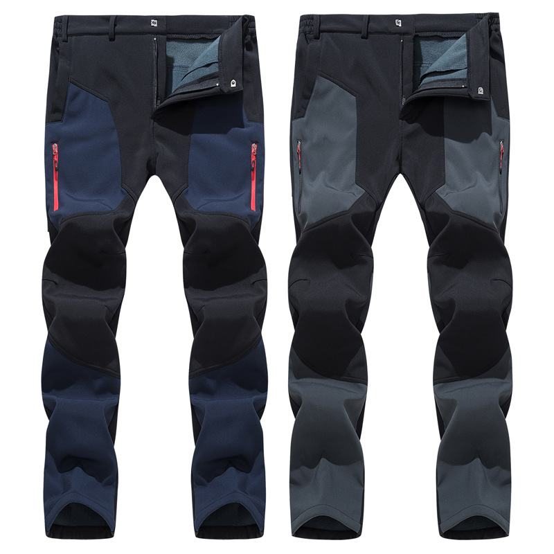 Herren-Softshellhose mit Fleece-Futter, wasserabweisend, Großgrößen - 1