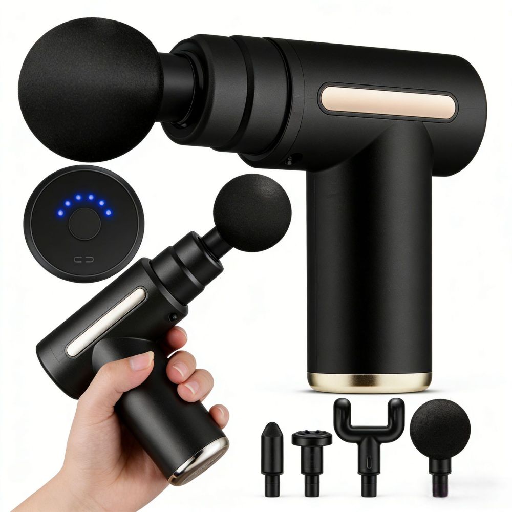 Cross-border Mini Massage Gun Fascia Gun Rechargeable Model Fascia Gun Direct Supply Muscle Fitness Neck Fascia Gun Electric Vibrator