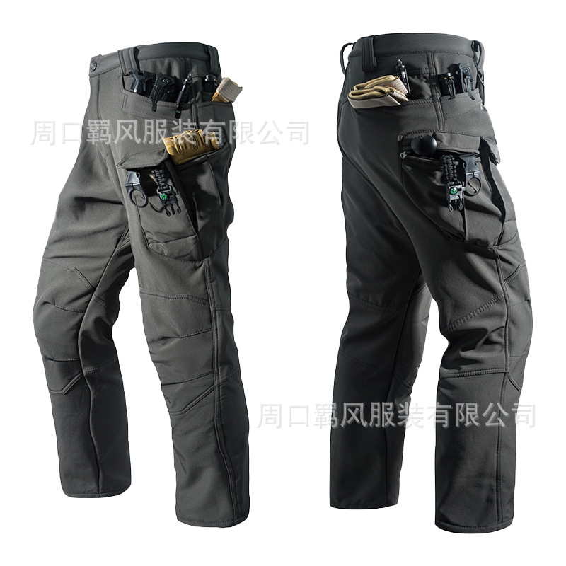 IX7 Fleece Softshell Pants, Waterproof and Windproof, Outdoor - 1