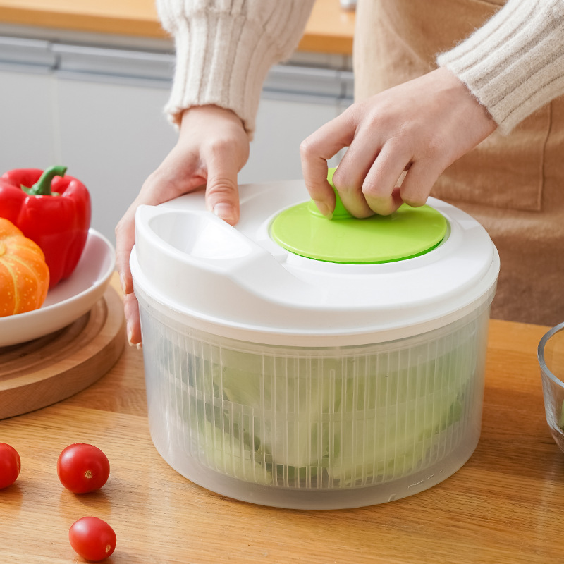 Gemüsetrockner und Salatschleuder mit manueller Wäsche