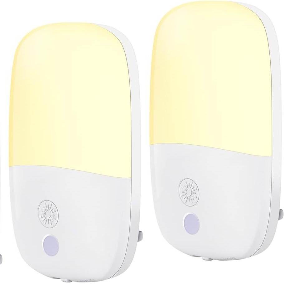 Plug-In Stepless Dimming LED Night Light, 670nm Red Light Therapy