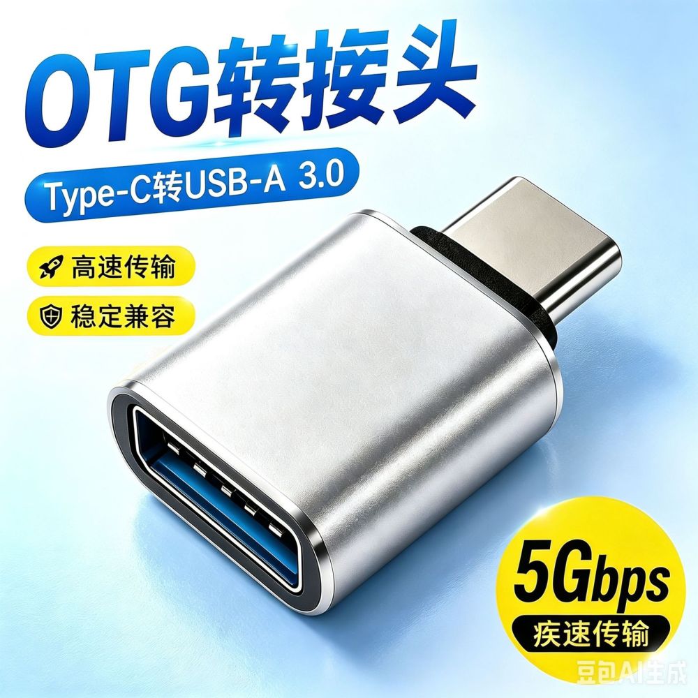 OTG adaptörü USB3.0 - Type-C cep telefonu USB flash bellek dönüştürücüsü, Apple 15 Android kart okuyucu mouse için uygun