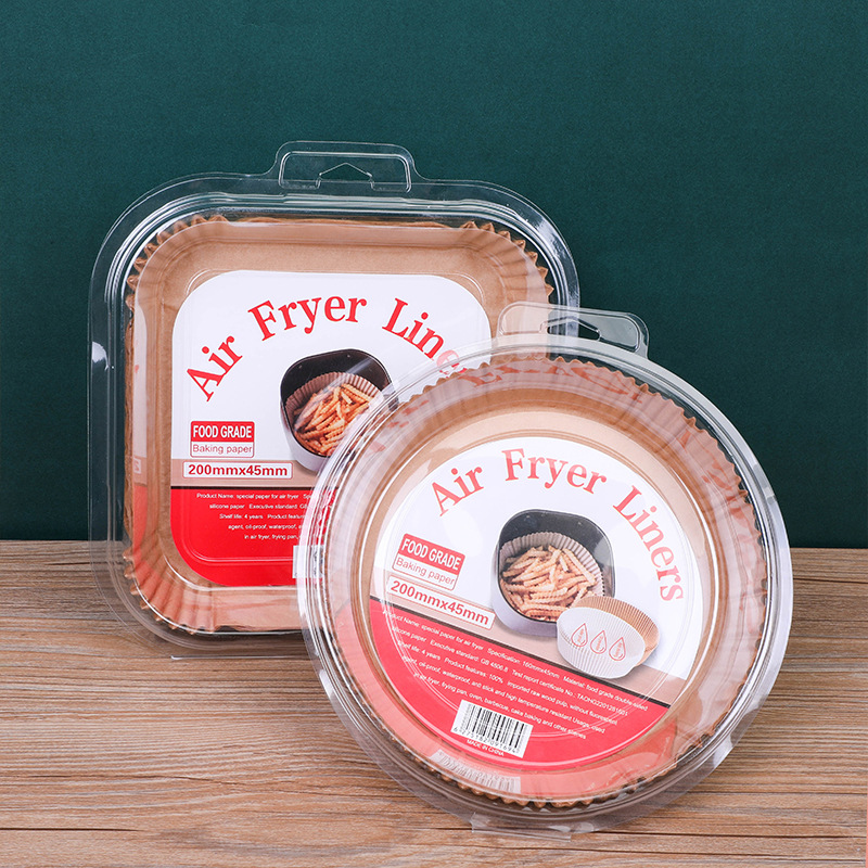 New food grade fryer paper cooking barbecue oil-resistant paper home air fryer oven silicone paper wholesale - 3