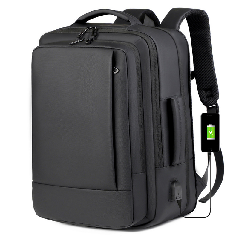 Cross-Border Business Rucksack Herren Premium Expandierbar Export Rucksack Herrenmodell Pendler Laptop-Rucksack Schulrucksack