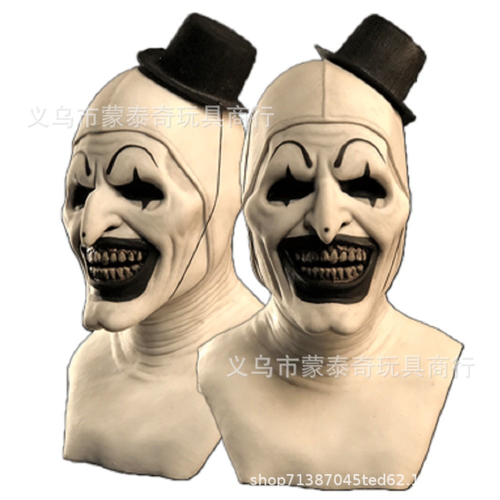 Halloween Horror-Kopfbedeckung Gruselige Clown-Latex-Kopfmaske
