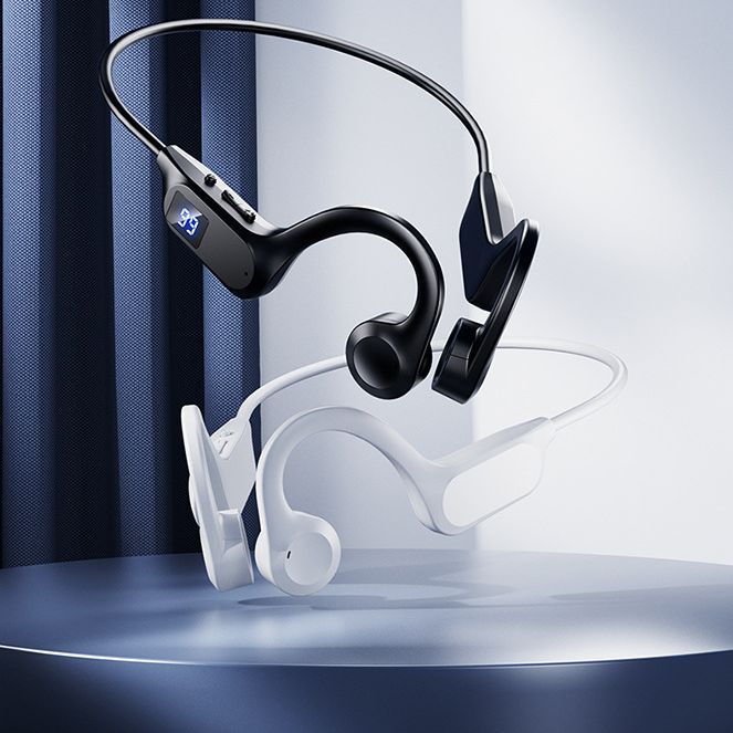X7 kemik iletimli Bluetooth kulaklık dijital ekran kulak üstü kulak içi olmayan ağrısız gürültü azaltma ultra uzun pil ömrü yabancı sıcak yeni ürün