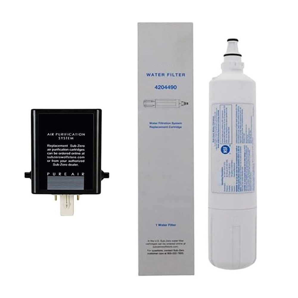 Sub-Zero Refrigerator Water and Air Filter Set, Compatible with 4204490 and 7007067