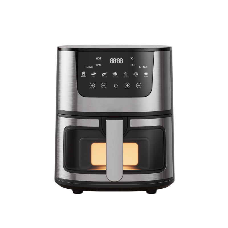 Görüşlü hava fritöz çapraz sınır airfryer paslanmaz çelik bilgisayar versiyonu akıllı ev elektrikli fritöz büyük kapasiteli dış ticaret - 9