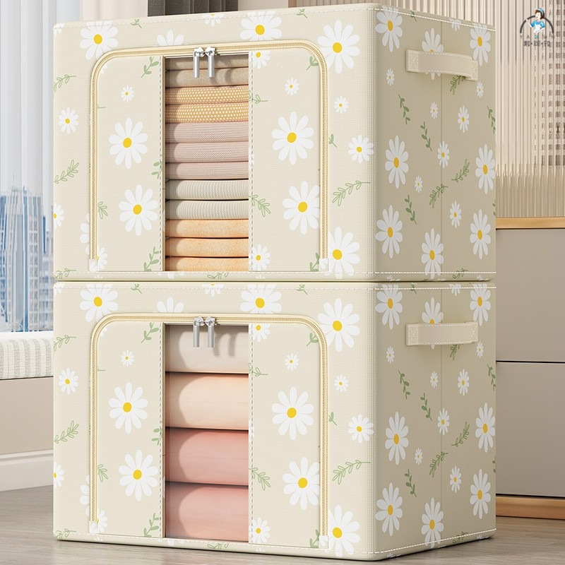 Oxford fabric storage box, clothing organizer, large capacity