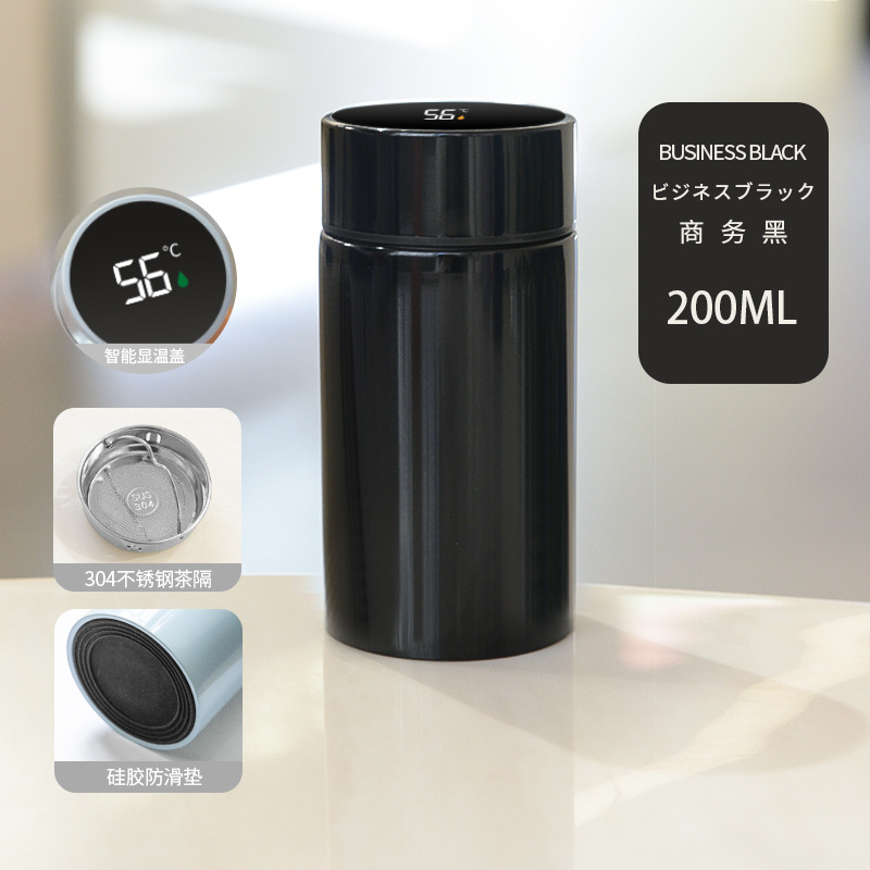 Mini thermos cup wholesale, smart temperature indicator, 316 stainless steel cup, compact and portable, 304 food-grade insulated water cup - 7