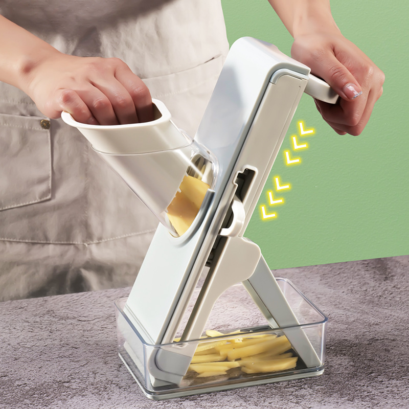 Premium Multi-Function Vegetable Slicer Shredder Cutter for Carrots Zucchini Lemon Potatoes Kitchen Tool - 1