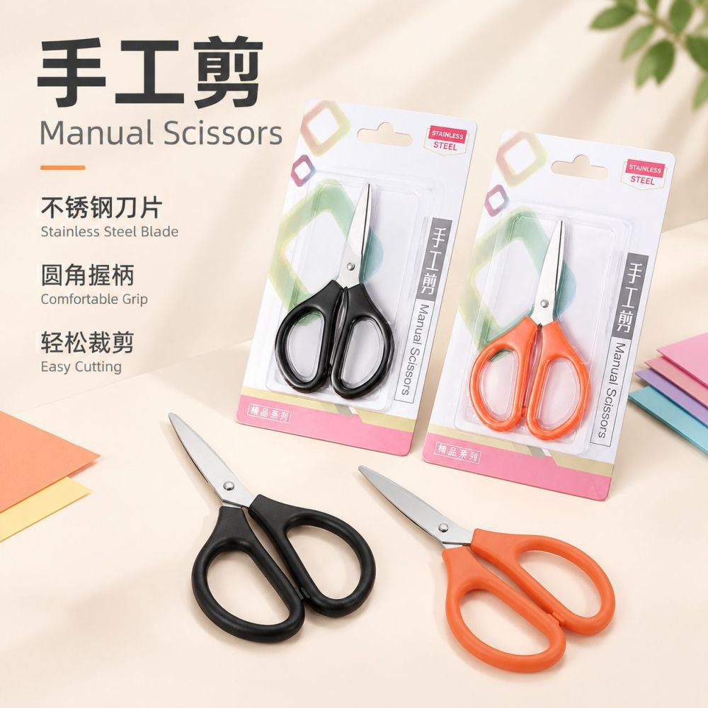 Mini Stainless Steel Kids Safety Scissors for DIY Crafts
