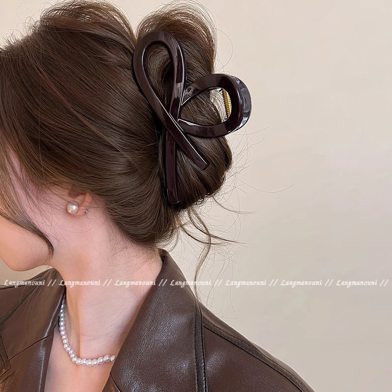 PC-Material Haargreifer Große Größe für volles Haar Haarspange Damen Hinterkopf Hai-Clip Neues Modell Hochwertiges Haarzubehör - 5