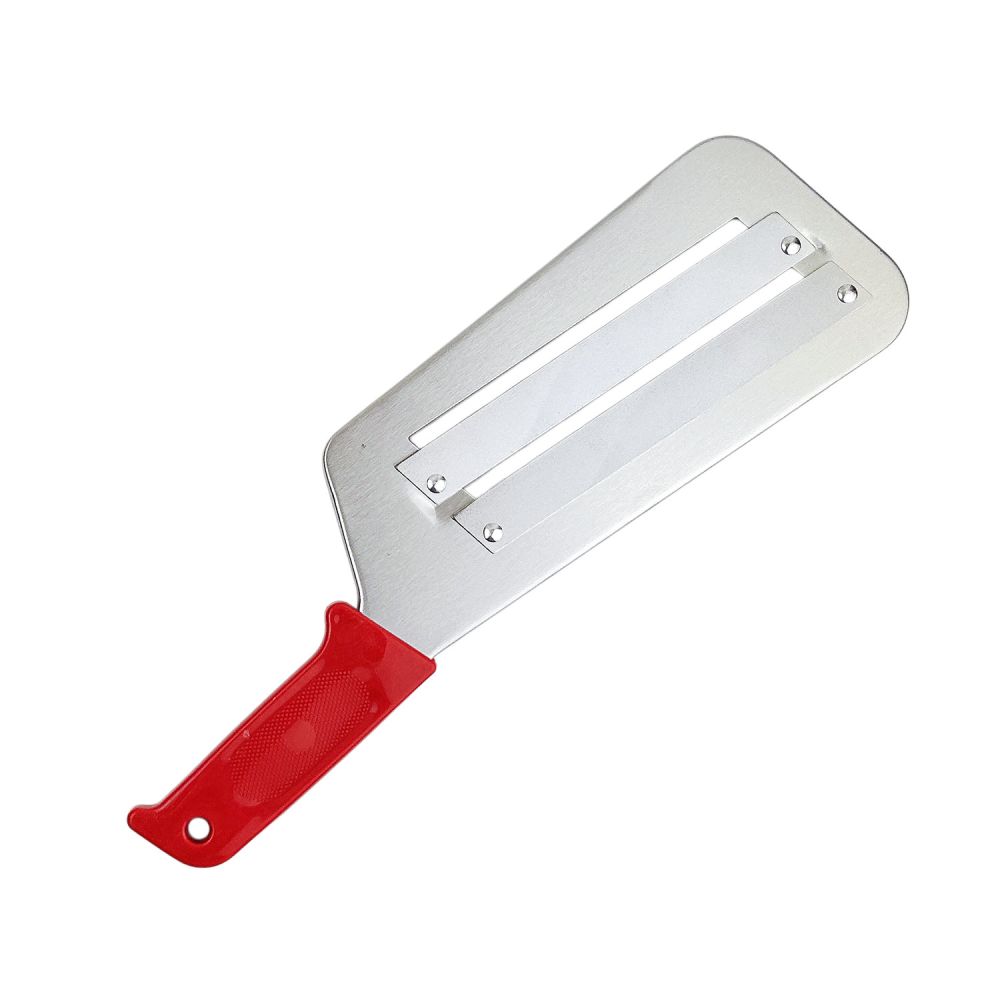 Edelstahl-Schälmesser, zweiseitige Hobel, multifunktionale Krauthobelmaschine, Zuckerrohr-Zerkleinerungsmesser, Schneid- und Zerkleinerungsmesser mit Gummigriff