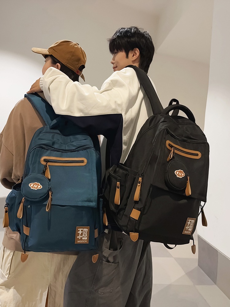 2025 Backpack New Large Capacity Backpack Middle School Student School Bag University Student Trendy Backpack Travel Bag Wholesale - 1