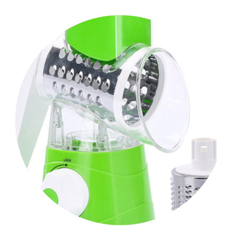Cross-border kitchen multifunctional drum vegetable cutter hand-crank manual grater potato slicer cheese machine - 6