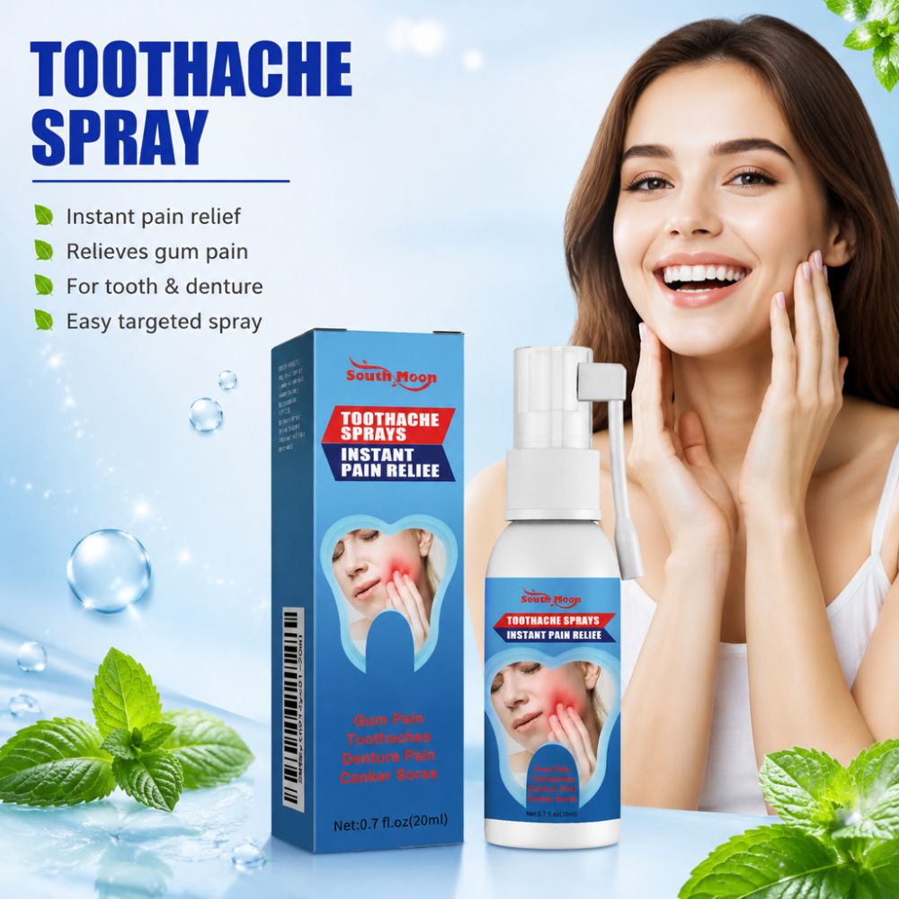 SouthMoon oral care spray relieves tooth discomfort