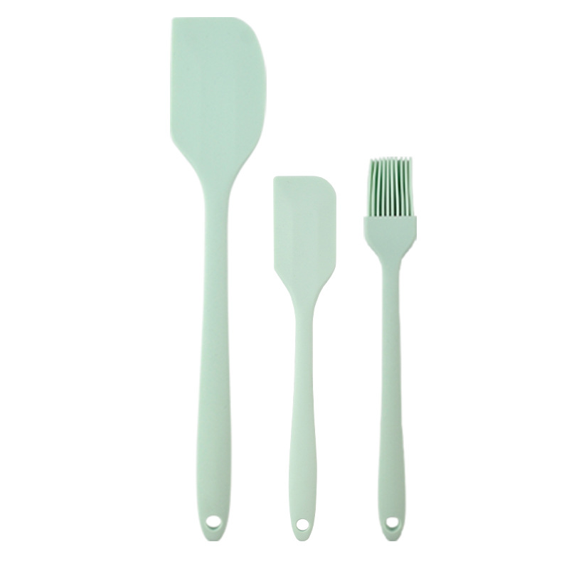 Silikon-Spachtler-Dreiteiliges Set All-in-One-Spachtler-Set Küchenbackwerkzeuge Kuchencremes-Spachtler Silikon-Ölpinsel - 10