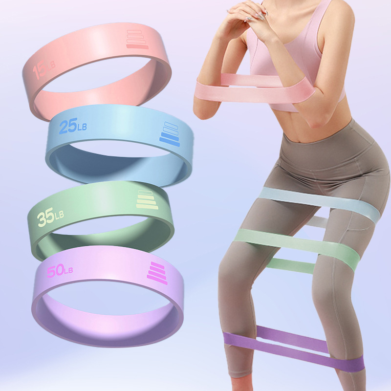 Silicone elastic hip squat strength training yoga elastic circle for men and women exercise hip sports stretch resistance band - 3