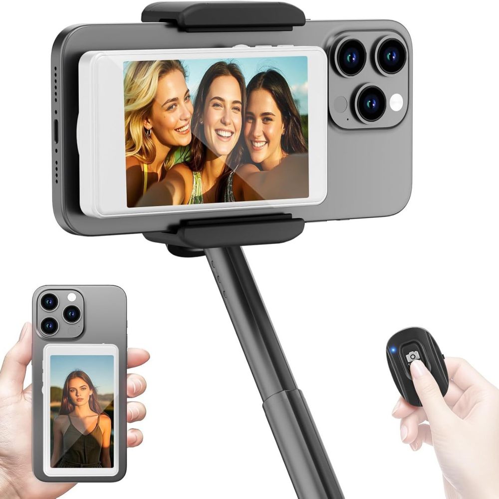 Magnetic Wireless Phone Selfie Screen Magnifier and Projector - 1