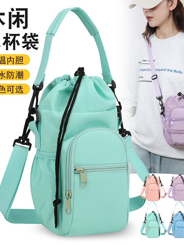 Damenhandytasche Luxus Niedlich Freizeit Isolierte Wasserflaschentasche Nischendesign Modisch Schulter-Umhängetasche für Damen