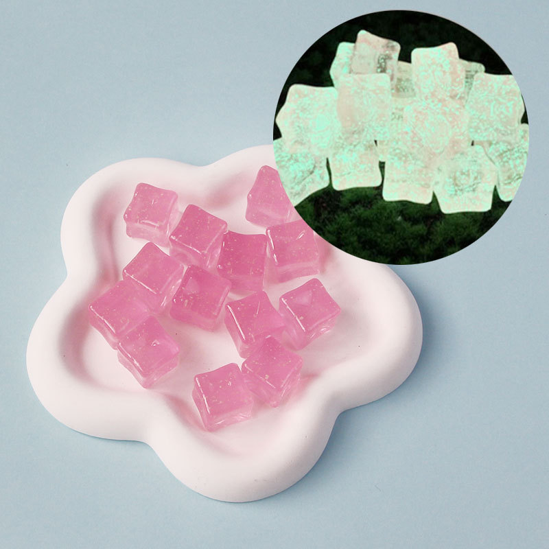 1.8 simulierte helle Sternenhimmel Sternpunkt Eiswürfel farbig leuchtender quadratischer Foto-Hintergrund DIY handgefertigter Schmuck - 11