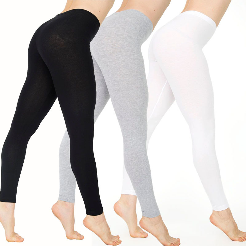 Women's Sports Leggings, Low-Waist Slim Fit, Multiple Sizes and Colors